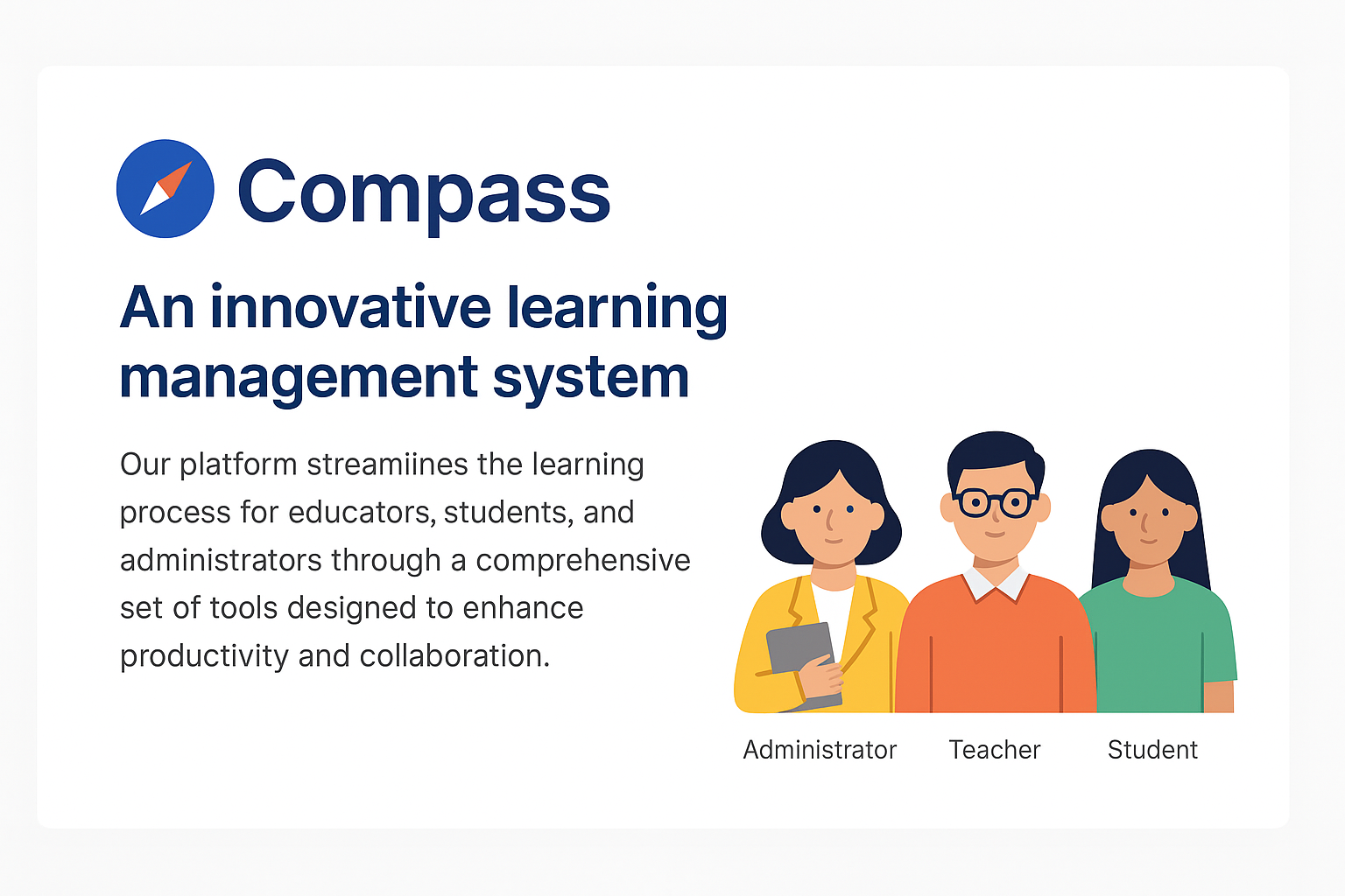 Compass LMS Login Interface