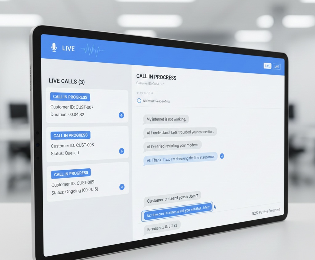 Live Call Monitoring Dashboard