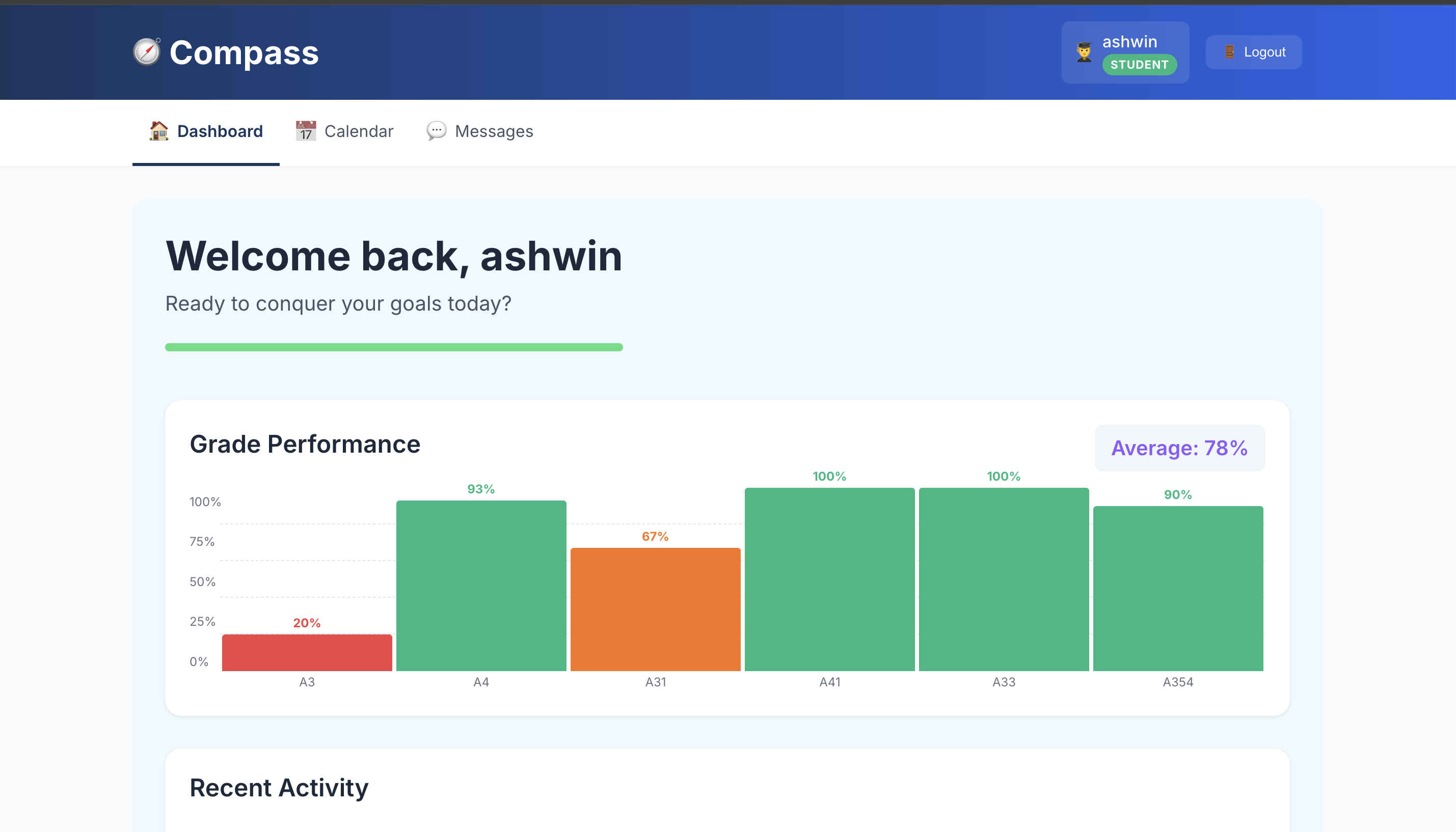Student Dashboard