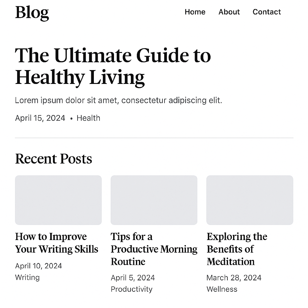 Blog Website